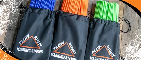 snow stakes for sale|Plow Right Marking Stakes .